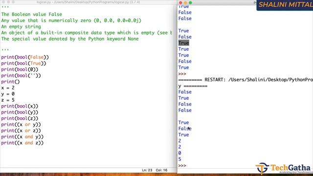 Python 11 - Logical Operators in Depth смотреть онлайн