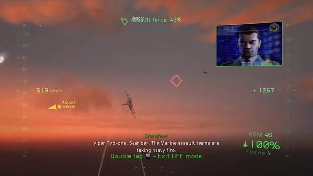 Tom Clancy's H.A.W.X. 2 assistance off gameplay смотреть онлайн