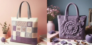 Красивые вязаные сумки - Вязание от нейросети