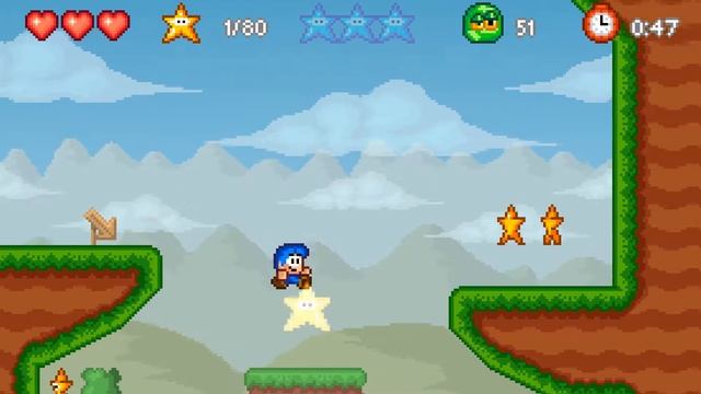 Bloo Kid 2 World 1 Walkthrough HD Gameplay - Mario Style Retro Game :) смотреть онлайн