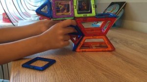 Строим корабль из магнитного конструктора Magplayer