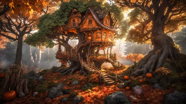 Fallen - Cozy Woodland - Meditative Ethereal Ambient Music for Sleep , Relaxation and Stress Relief смотреть онлайн