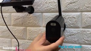 Камера видеонаблюдения на солнечной батарее уличная, WIFI/4G LTE