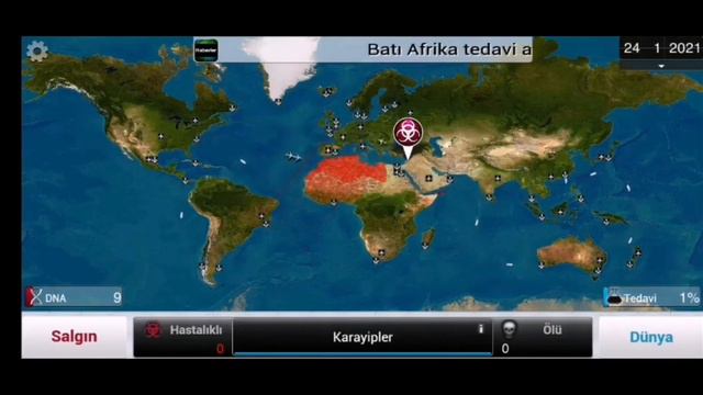 Plague Inc. BİLİNMEYEN KÖKEN SENARYOSU (ÇOK ZOR-MEGA BRUTAL)-ŞANSINA KÜS CEZAYİR смотреть онлайн