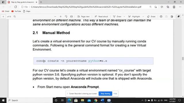 A Step-by-Step guide to Anaconda Installation, Python and creating a virtual environment Tutorial смотреть онлайн