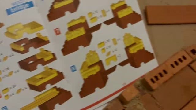 Конструктор из кирпичиков.Замок из кирпичиков.DYI Mini bricks.BRICKLAYING mini model. смотреть онлайн