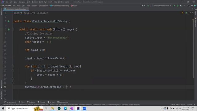 Important Java Interview Programs | 11 | How to Find Count of a Character in a String | Sinhala смотреть онлайн