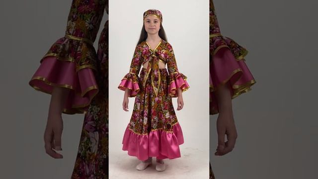 Карнавальный детский костюм Цыганский смотреть онлайн