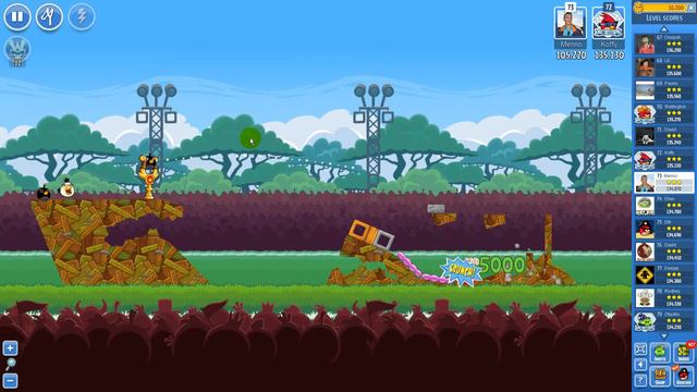 Angry Birds Friends Tournament 82 Week 81 Level 5 High Score 135k Power-ups + Golden Slingshot (PC) смотреть онлайн