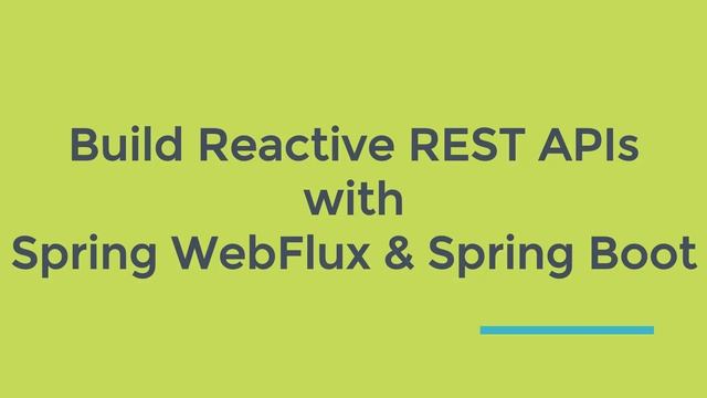Why Reactive Programming ? смотреть онлайн