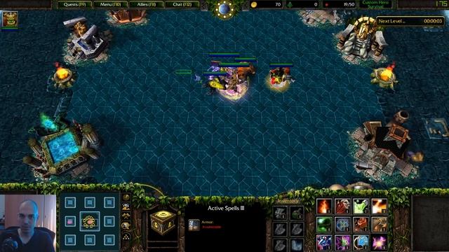 Warcraft 3 | Custom Hero Survival 2019 | KEYBOARD FACEROLL | Funniest Game | Faceroll Build смотреть онлайн