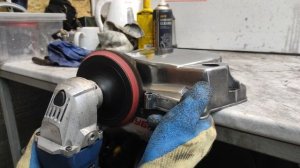 Проект восстановление  Ява 638 Полировка крышек двигателя