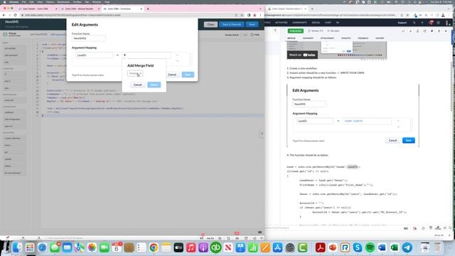 RingCentral Zoho CRM New Extension Workflow Automated Function to Send SMS - Text Messages смотреть онлайн