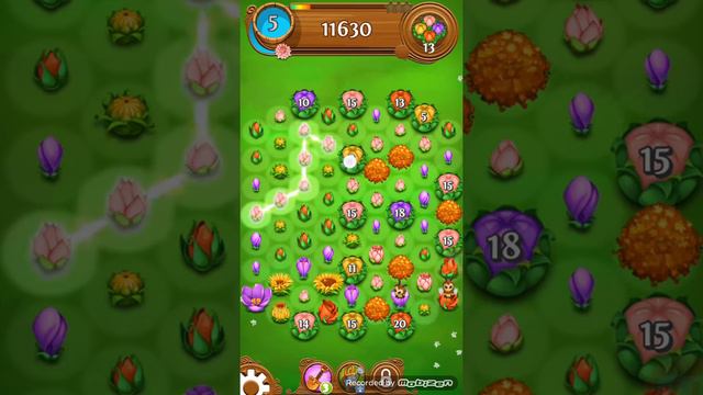 Blossom blast saga level 184, как пройти 184 уровень? смотреть онлайн