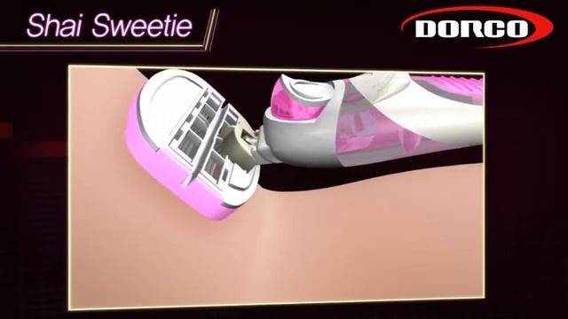 Бритвенный станок для женщин DORCO SHAI Sweetie смотреть онлайн