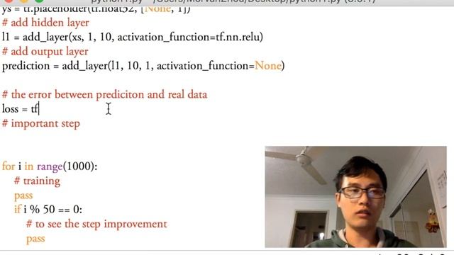 Tensorflow 11 example3 build a network (neural network tutorials) смотреть онлайн