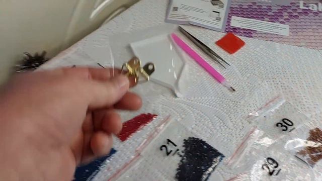 Алмазная мозаика. Новое увлечение. Готовая картина.