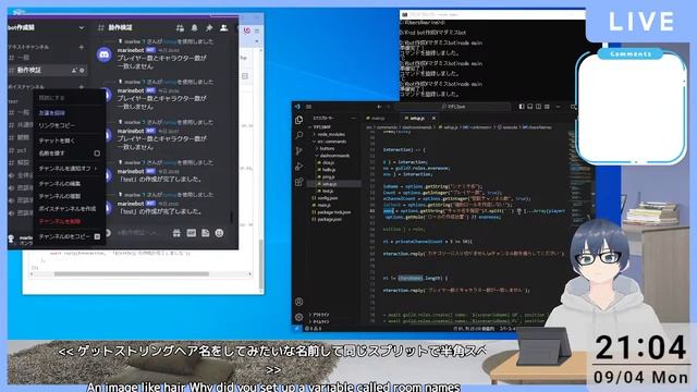 【DiscordBot作成】暑かったり涼しかったり、そんな中でもマダミスBot作成！！！ #13【プログラミング】 смотреть онлайн