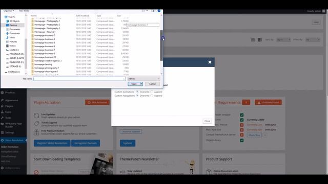 Creatink WordPress Theme - Importing Slider Revolution Demo Data смотреть онлайн