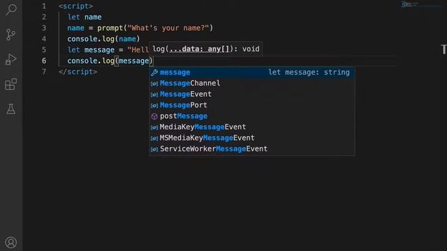 JavaScript #7-Using Variables (Greeting, final) смотреть онлайн