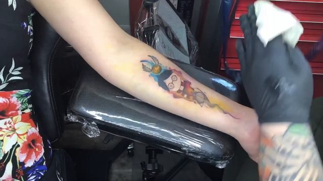 Harry Potter Tattoo Watercolor смотреть онлайн