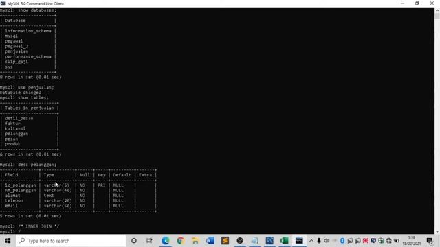 Latihan Query banyak table menggunakan Mysql Workbench 8.0 смотреть онлайн