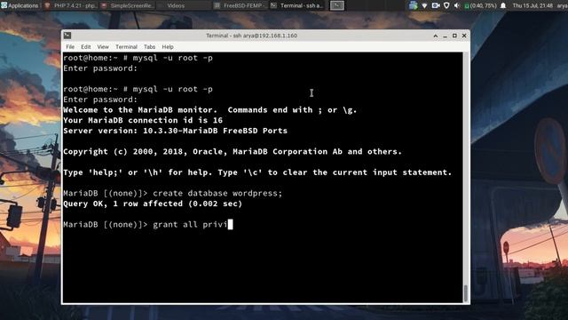 FreeBSD 13: Configure Wordpress смотреть онлайн