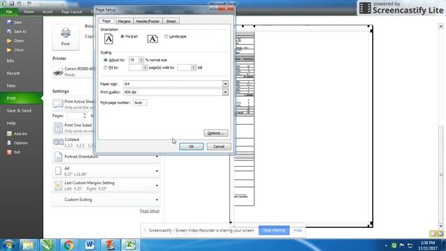 How to setup documents for print in Microsoft excel with margin setting смотреть онлайн