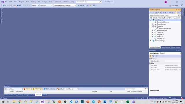 Identity Server 4 in ASP.NET Core 3.1 with Api - Bearer Token and ResourceOwnerPassword -with Githu смотреть онлайн