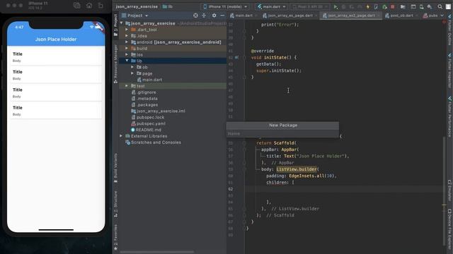 80 JSON Array To Dart List Exercise 2 смотреть онлайн