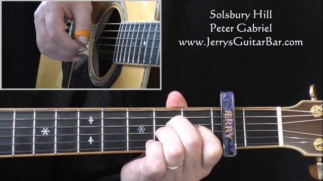 Peter Gabriel Solsbury Hill Intro Guitar Lesson смотреть онлайн