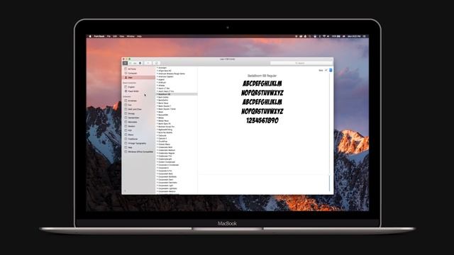 How to Install Fonts on mac OS Sierra смотреть онлайн