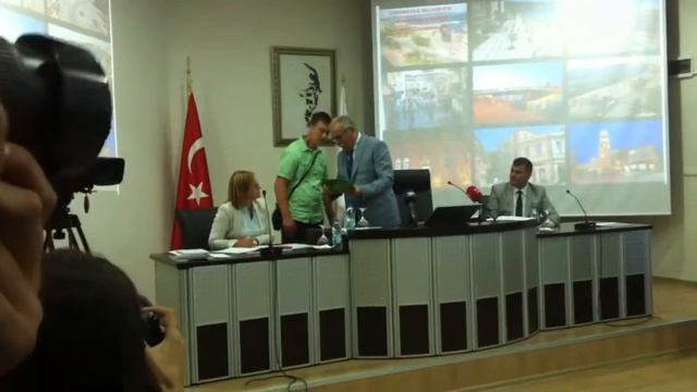 Официална среща с кмета на Чанаккале(Турция) смотреть онлайн
