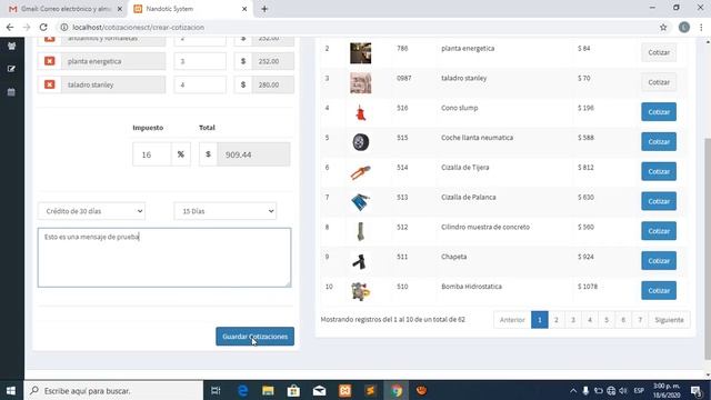 sistema de cotizaciones web con php7, admin LTE, PDO Y POO. смотреть онлайн