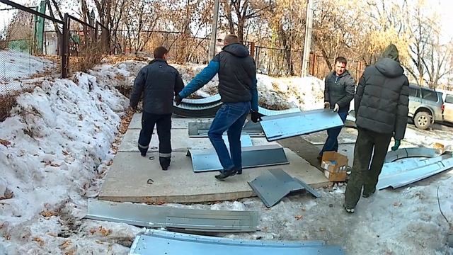 Металлические быстровозводимые ангары. Бескаркасные ангары. Сборка сборно-разборного ангара смотреть онлайн