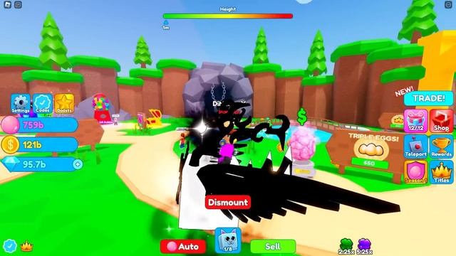 ПОЛУЧИЛ РЕДКОГО ПЕТА И УШЕЛ ИЗ СИМУЛЯТОРА ЖВАЧКИ В РОБЛОКС! BUBBLE GUM CLICKER ROBLOX смотреть онлайн