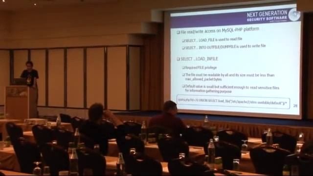 DeepSec 2009: Advanced MySQL Exploitation смотреть онлайн