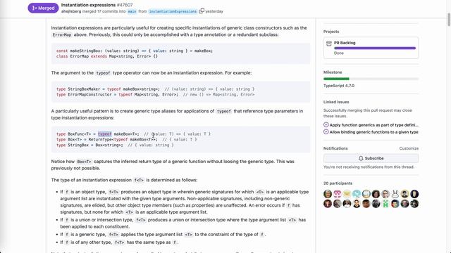 TypeScript 4.6 Instantiation expressions | JSer - Learning TypeScript смотреть онлайн