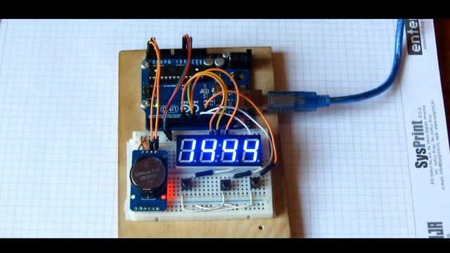 Simple arduino clock DIY смотреть онлайн
