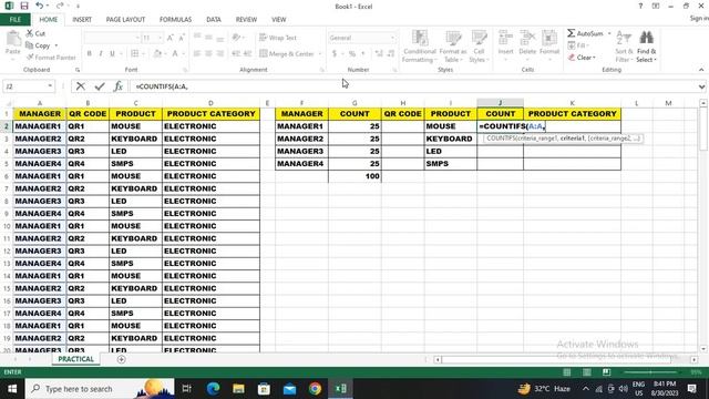 How to Count Unique Values with Multiple Condition in Excel | Hindi Language | смотреть онлайн