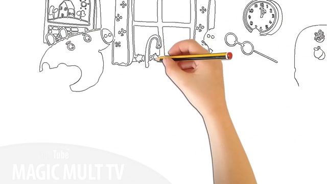 Как нарисовать Свинку Пеппу и ее семью Peppa Pig Coloring смотреть онлайн