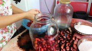 Компот из вишни на зиму. Быстрый и надежный способ! Ну, оОчень вкусно!