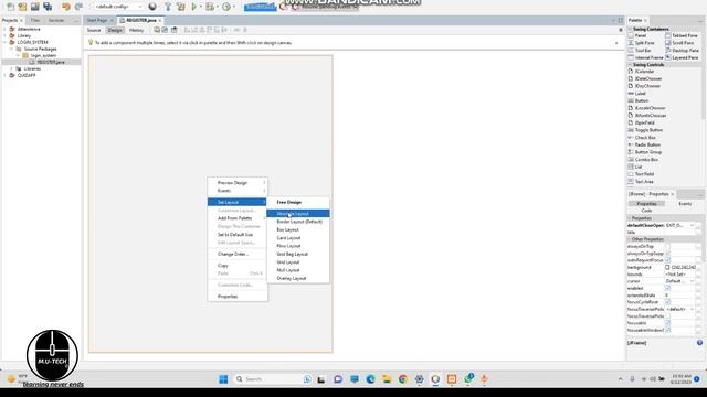 JAVA LOGIN SYSTEM / Registration form / GUI /DATABASE/mySQL / PART 1 смотреть онлайн