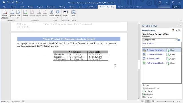 Authoring and Approving Microsoft Word-based Doclets in Smart View смотреть онлайн