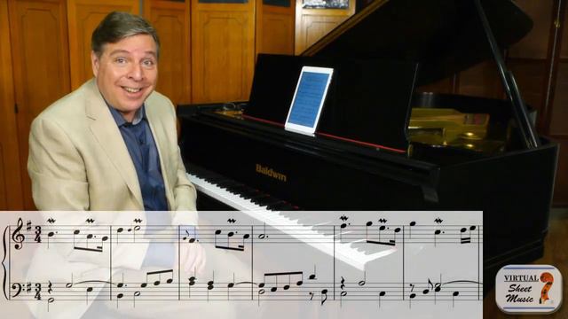 Piano Lesson - How to Play Bach's French Suites - Sarabande of the 5th Suite смотреть онлайн