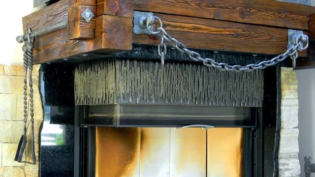 Деревянный брус для камина, каминный дизайн, декор камина в частном доме смотреть онлайн