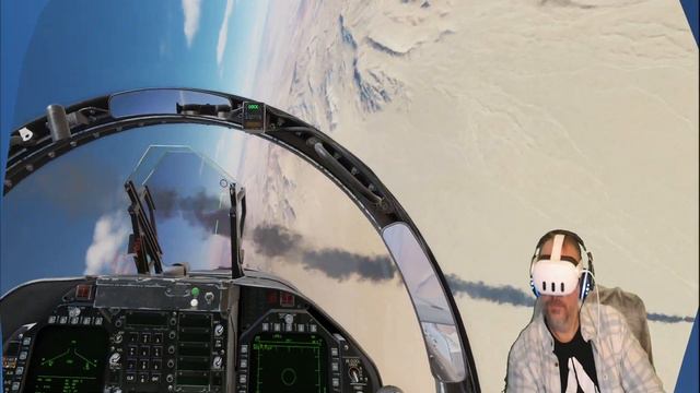 Trying Out DCS World In VR : Meta Quest 3 - FA-18c Super Hornet Air Combat #dcsworld #metaquest3