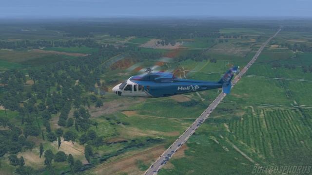 How Kobe Bryant helicopter fell out of the sky in California, animated video Crash [XP11] смотреть онлайн