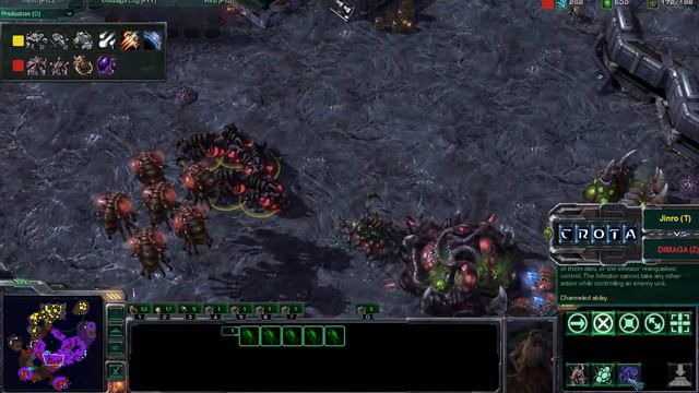 StarCraft 2 - SC205 - Jinro (T) vs DIMAGA (Z) on Scrap Station Part 2 смотреть онлайн