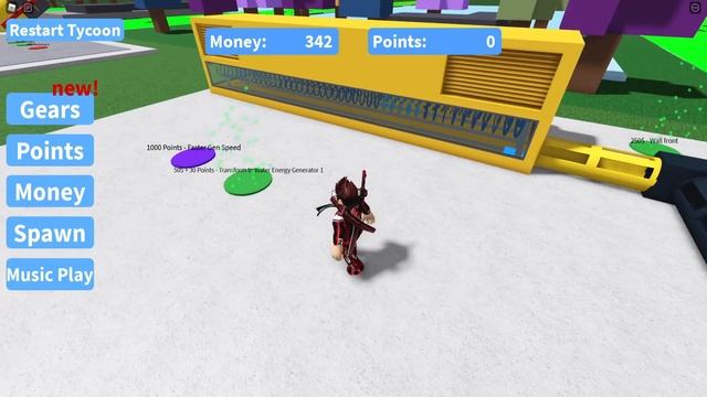 Эволюция ОГРОМНОЙ ПУШКИ в Advanced Launcher Tycoon ROBLOX смотреть онлайн